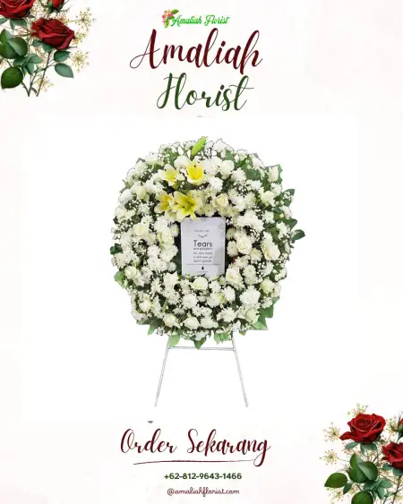 Krans Bunga Duka Pasar Rebo